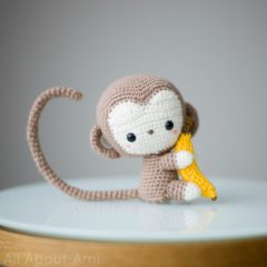 обезьянка амигуруми крючком схема вязаной игрушки