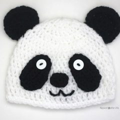 вязание крючком схемы шапочка панда
