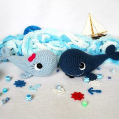 кит амигуруми крючком схема вязаной игрушки